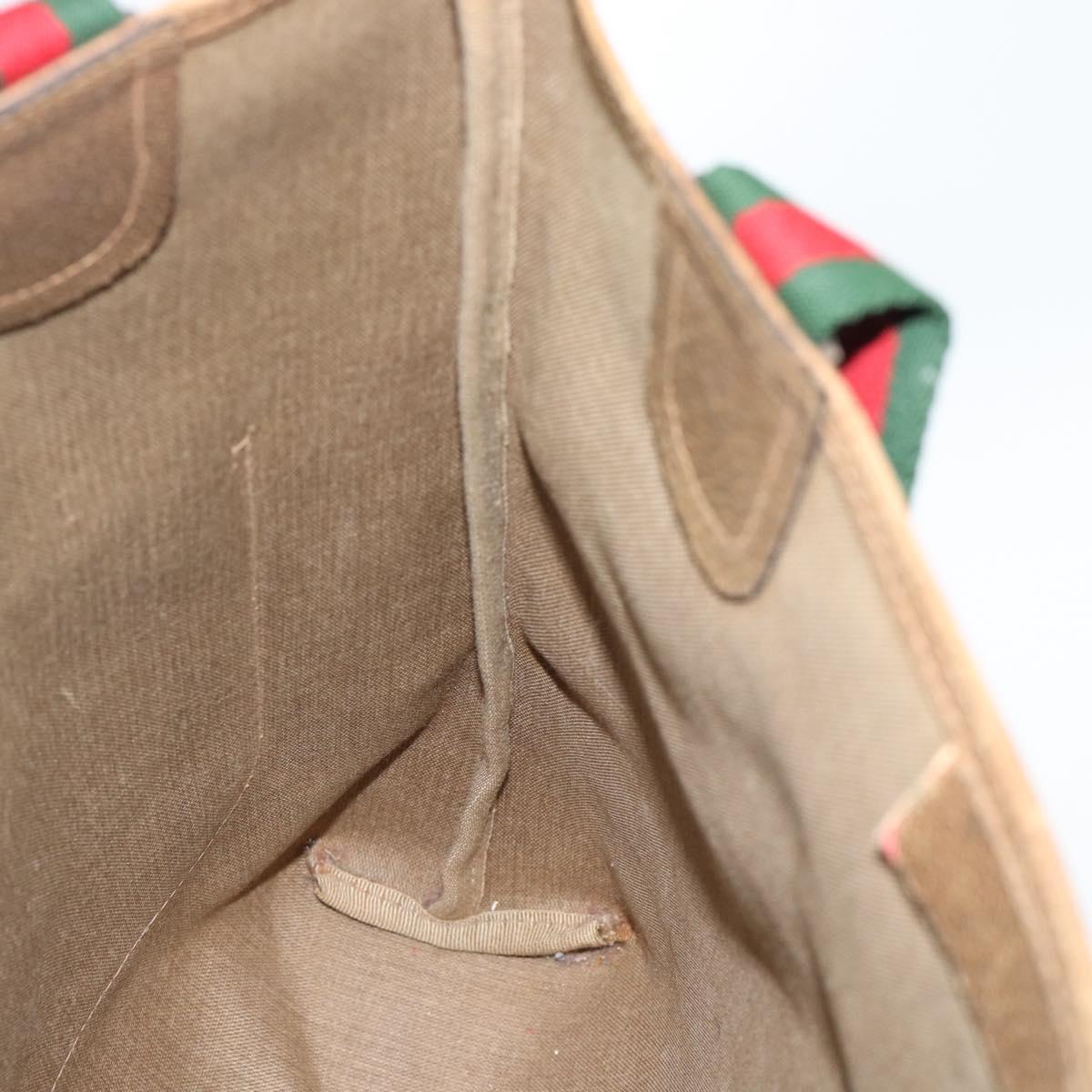GUCCI GG Supreme Tote Bag PVC Leather Beige 39 02 003 Auth 191018