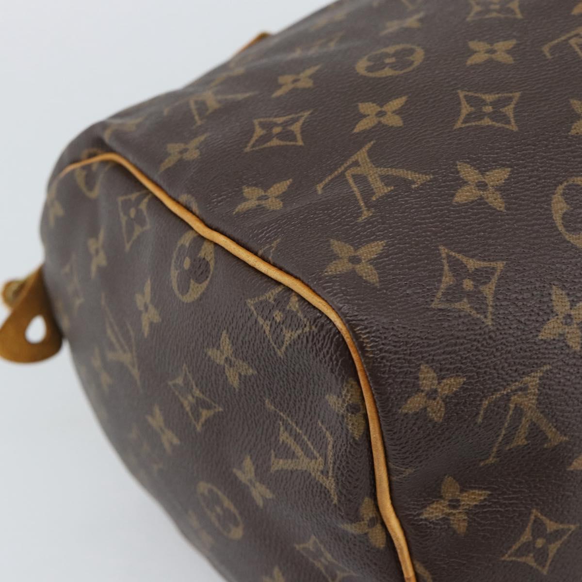 LOUIS VUITTON Monogram Speedy 30 Hand Bag M41526 LV Auth 191024A