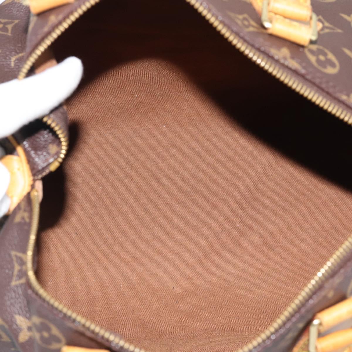 LOUIS VUITTON Monogram Speedy 30 Hand Bag M41526 LV Auth 191024A