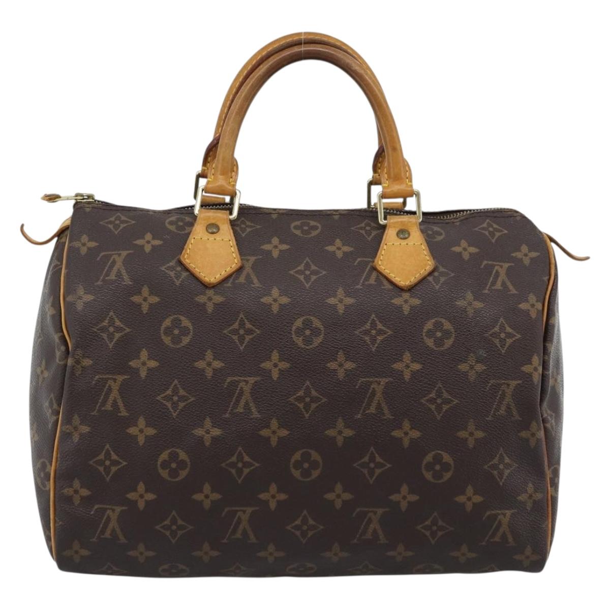 LOUIS VUITTON Monogram Speedy 30 Hand Bag M41526 LV Auth 191024A