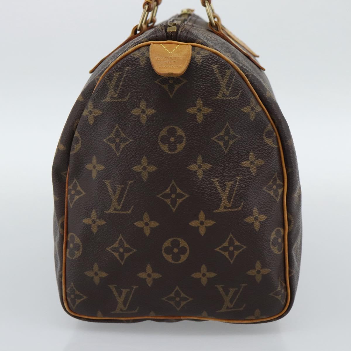 LOUIS VUITTON Monogram Speedy 30 Hand Bag M41526 LV Auth 191024A