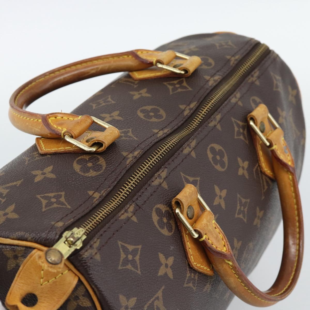 LOUIS VUITTON Monogram Speedy 30 Hand Bag M41526 LV Auth 191024A