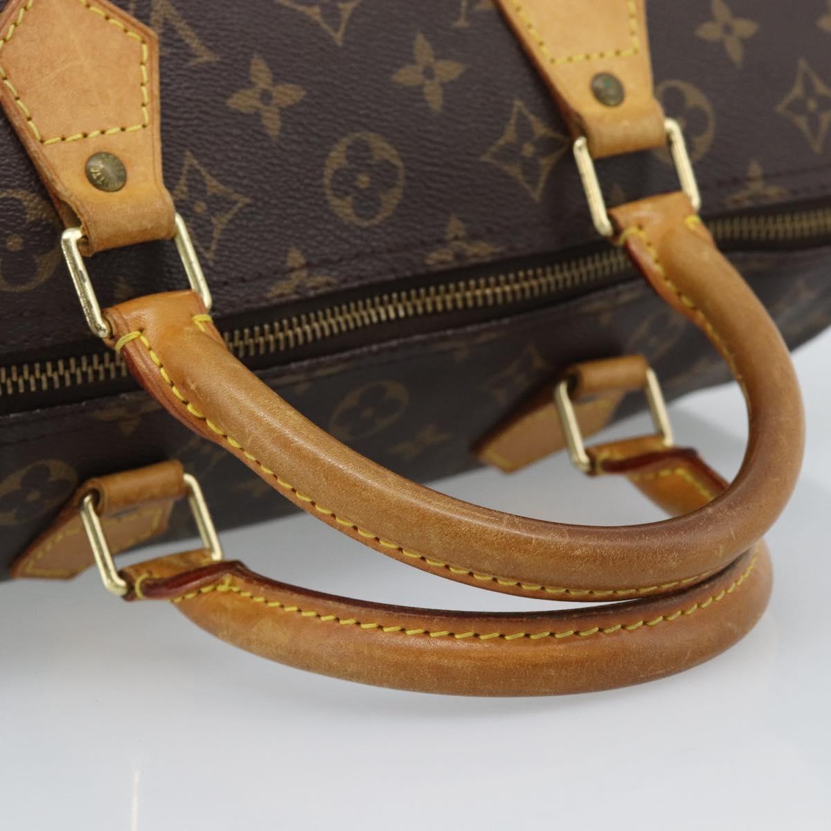 LOUIS VUITTON Monogram Speedy 30 Hand Bag M41526 LV Auth 191024A