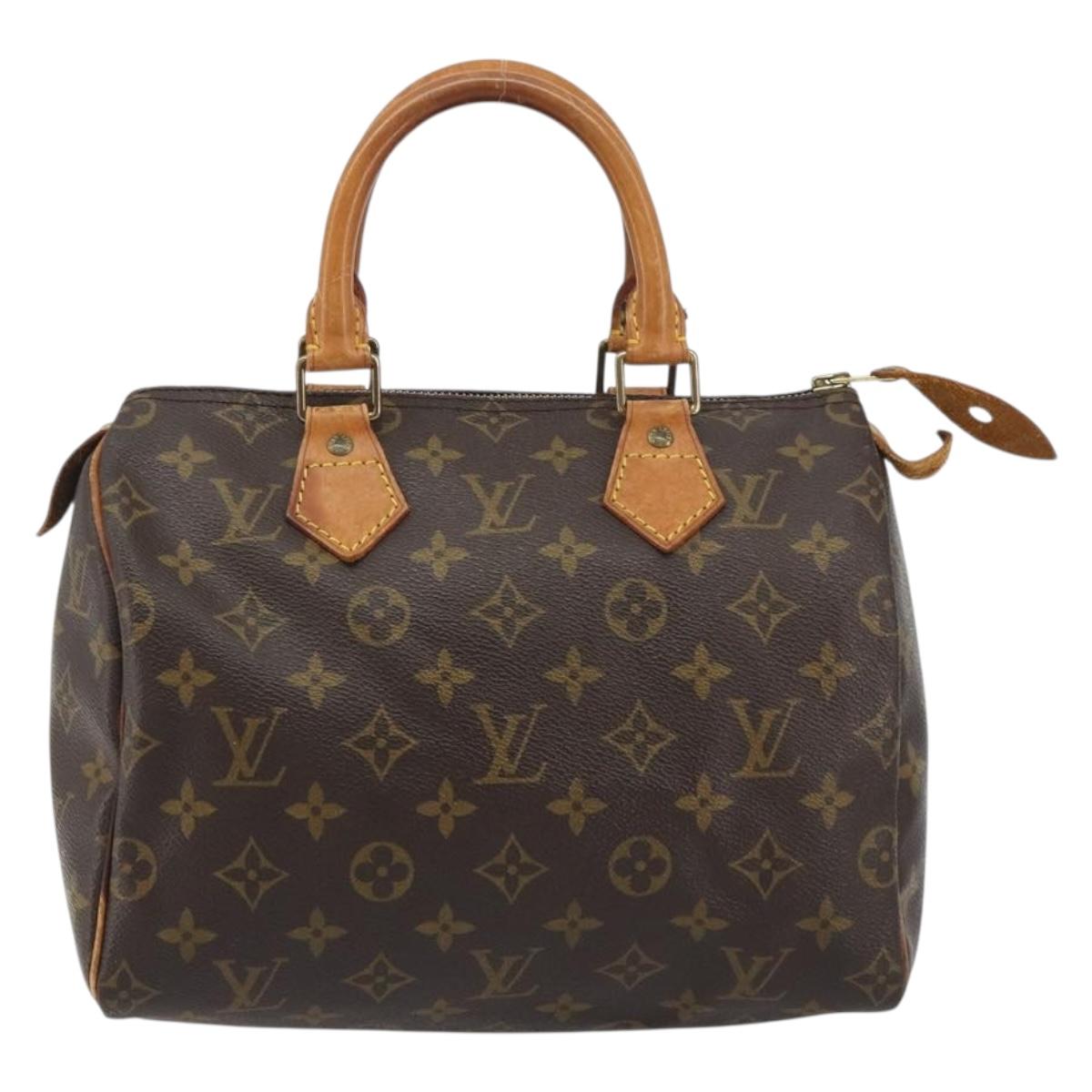 LOUIS VUITTON Monogram Speedy 25 Hand Bag M41528 LV Auth 191027A