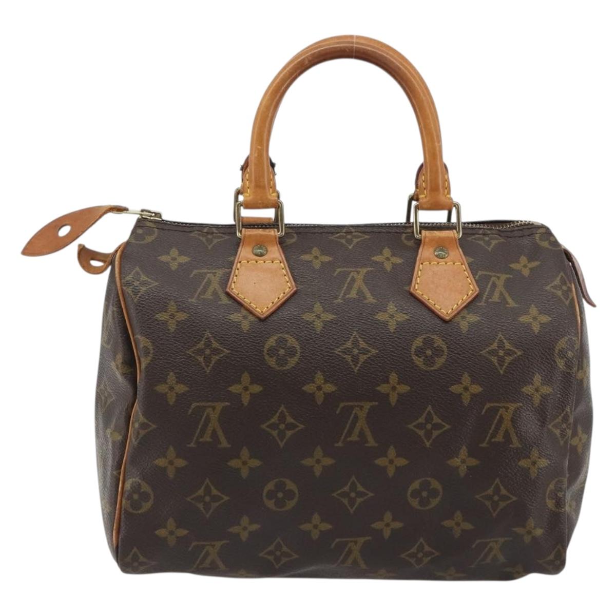 LOUIS VUITTON Monogram Speedy 25 Hand Bag M41528 LV Auth 191027A