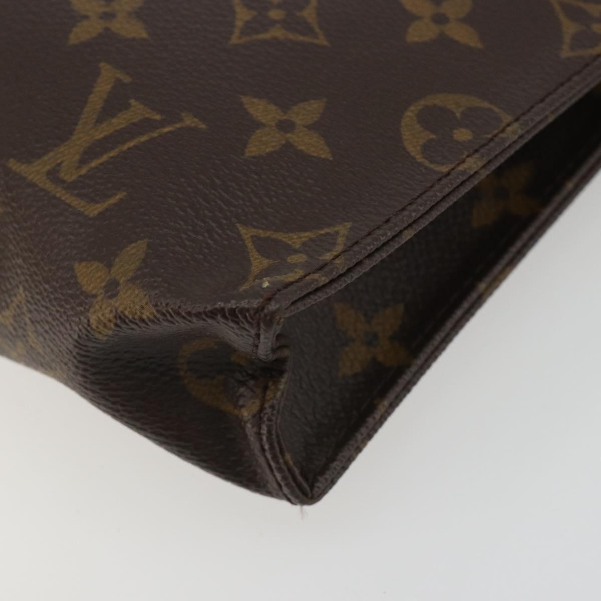 LOUIS VUITTON Monogram Poche Toilette 26 Pouch M47542 LV Auth 191030A
