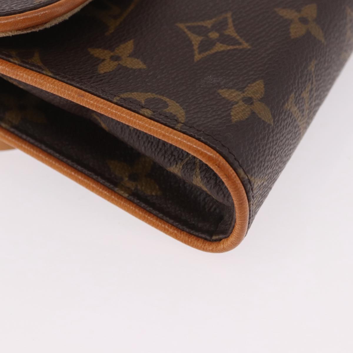 LOUIS VUITTON Monogram Pochette Florentine PM Waist bag M51855 LV Auth 191036A