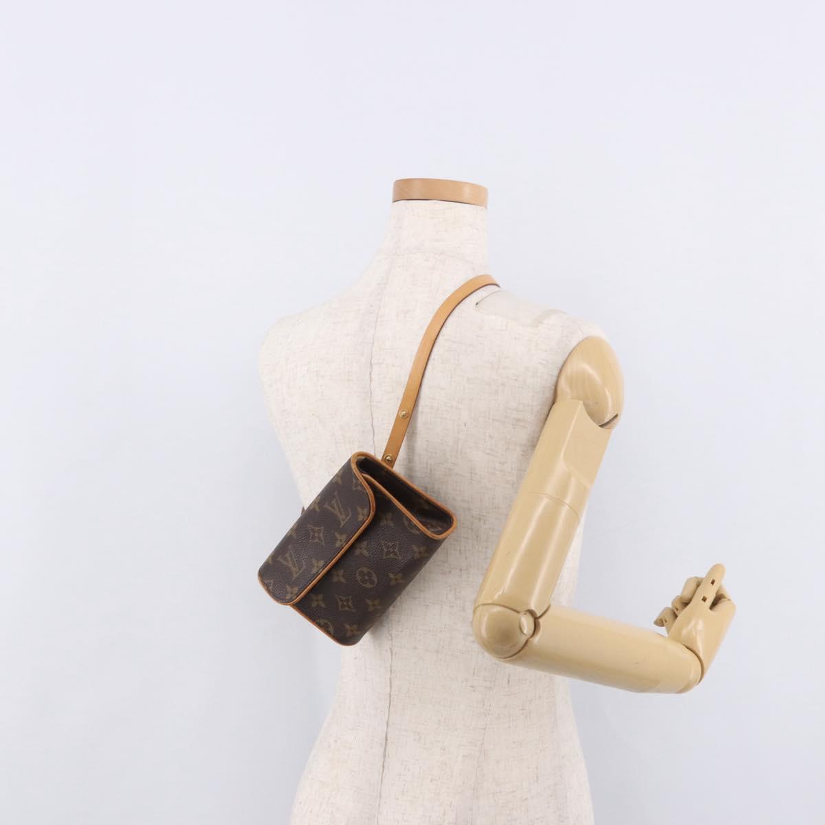 LOUIS VUITTON Monogram Pochette Florentine PM Waist bag M51855 LV Auth 191036A