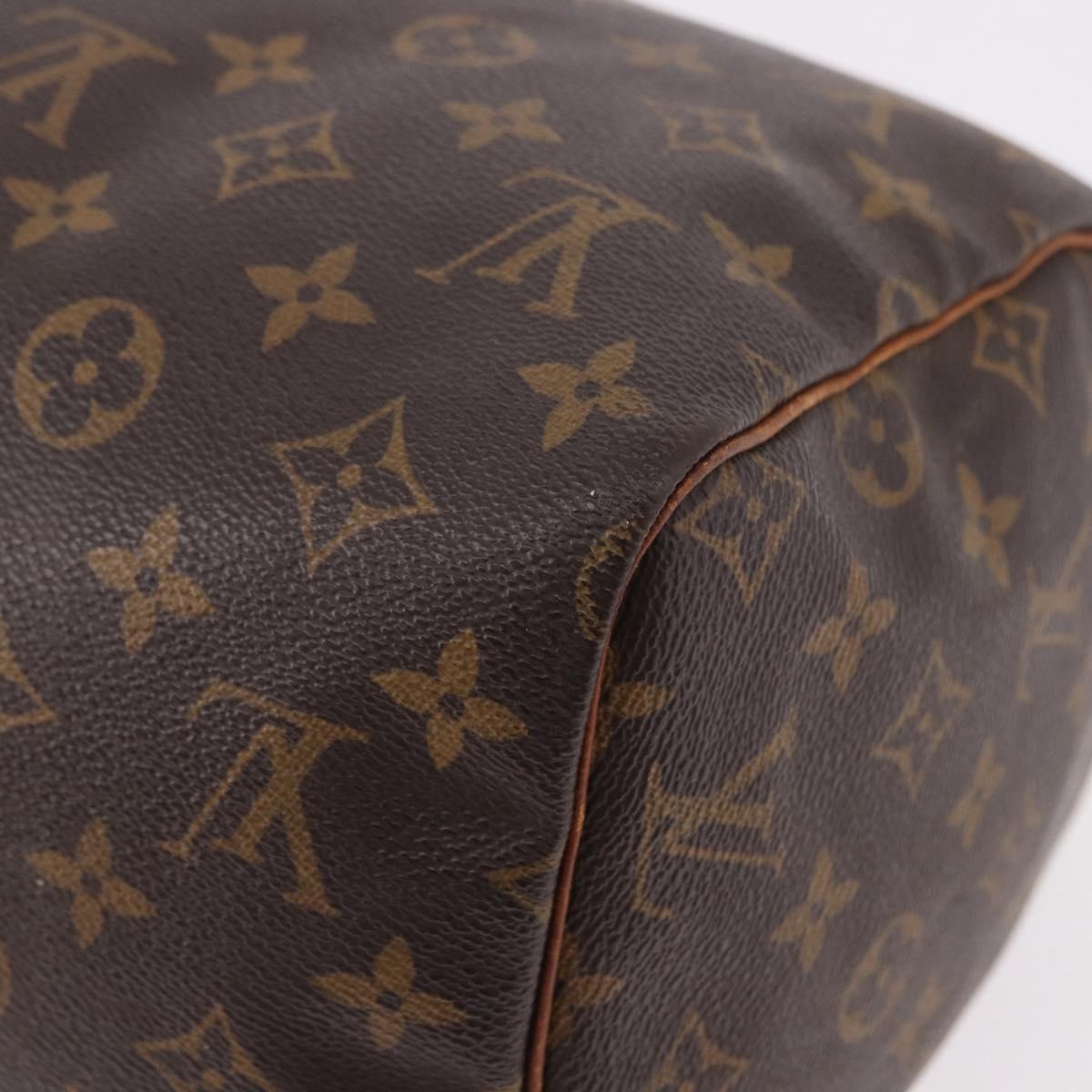 LOUIS VUITTON Monogram Speedy 30 Hand Bag M41526 LV Auth 191044A