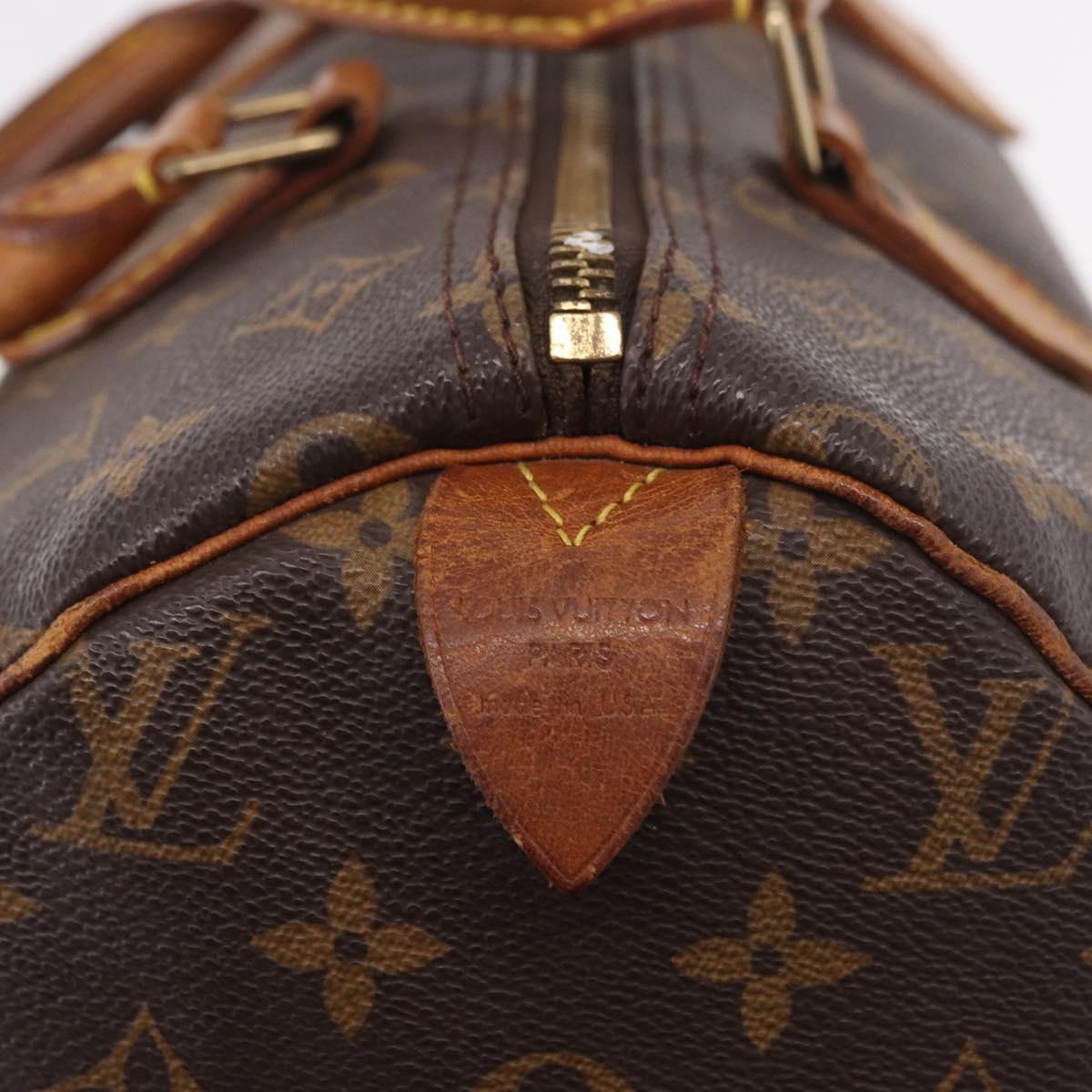LOUIS VUITTON Monogram Speedy 30 Hand Bag M41526 LV Auth 191044A