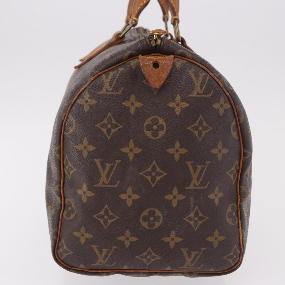 LOUIS VUITTON Monogram Speedy 30 Hand Bag M41526 LV Auth 191044A