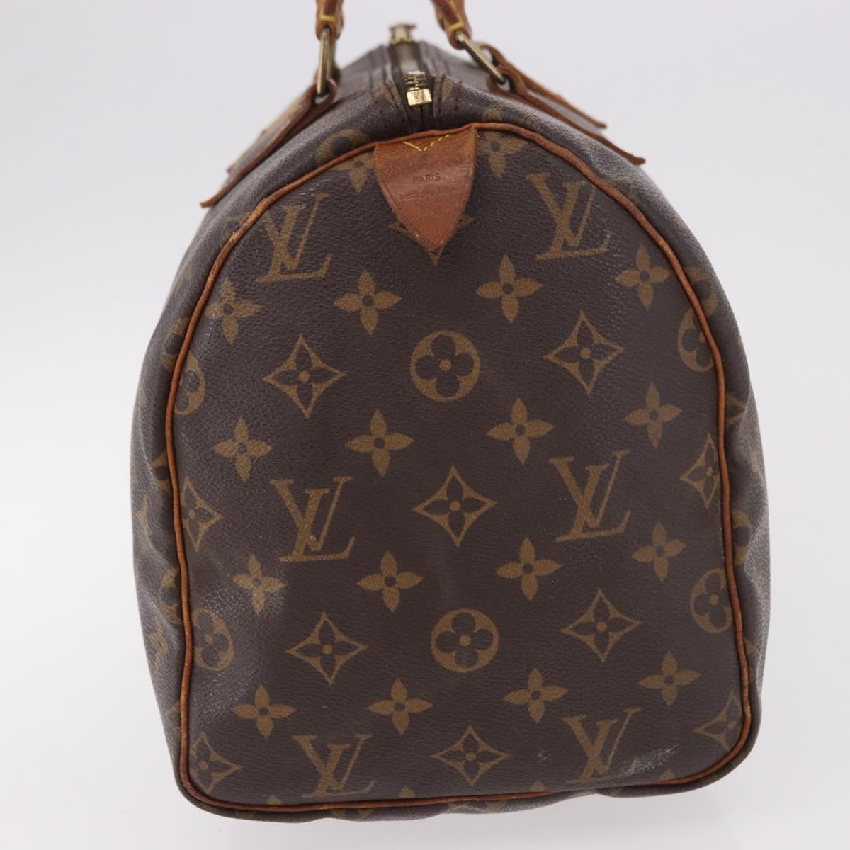 LOUIS VUITTON Monogram Speedy 30 Hand Bag M41526 LV Auth 191044A