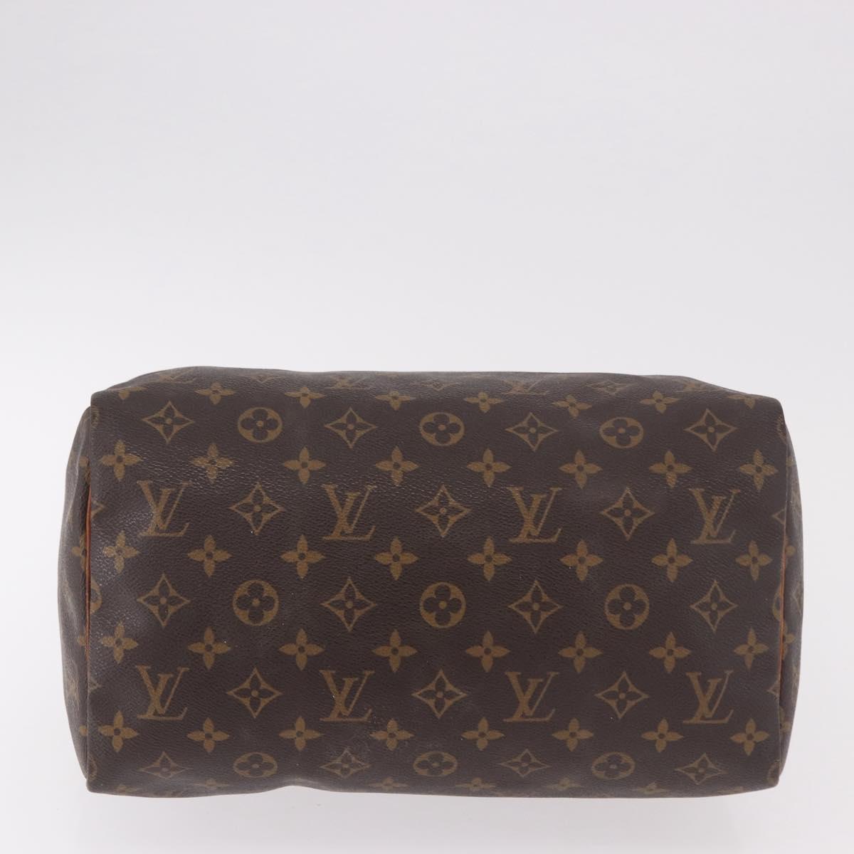 LOUIS VUITTON Monogram Speedy 30 Hand Bag M41526 LV Auth 191044A