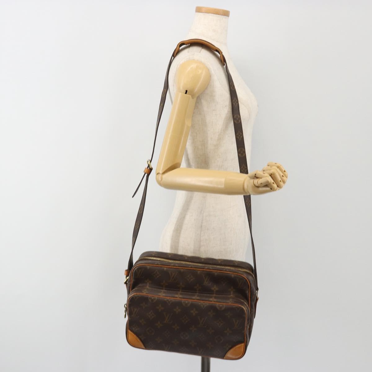 LOUIS VUITTON Monogram Nile Shoulder Bag M45244 LV Auth 191047A