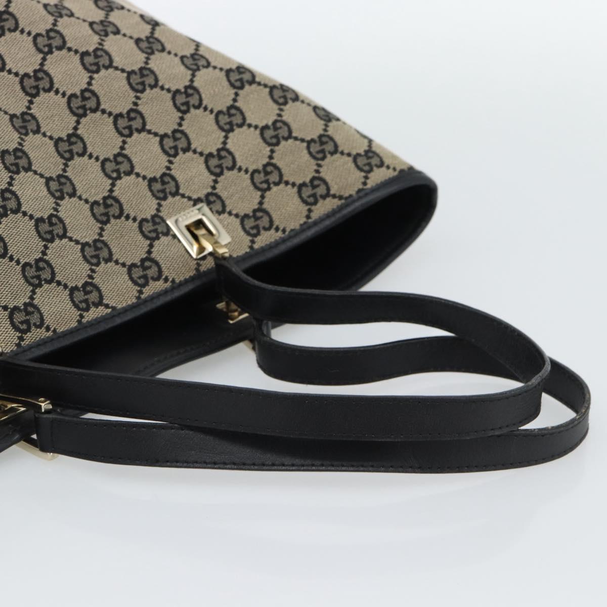 GUCCI GG Canvas Tote Bag Beige Gold 002 1098 Auth 191053A