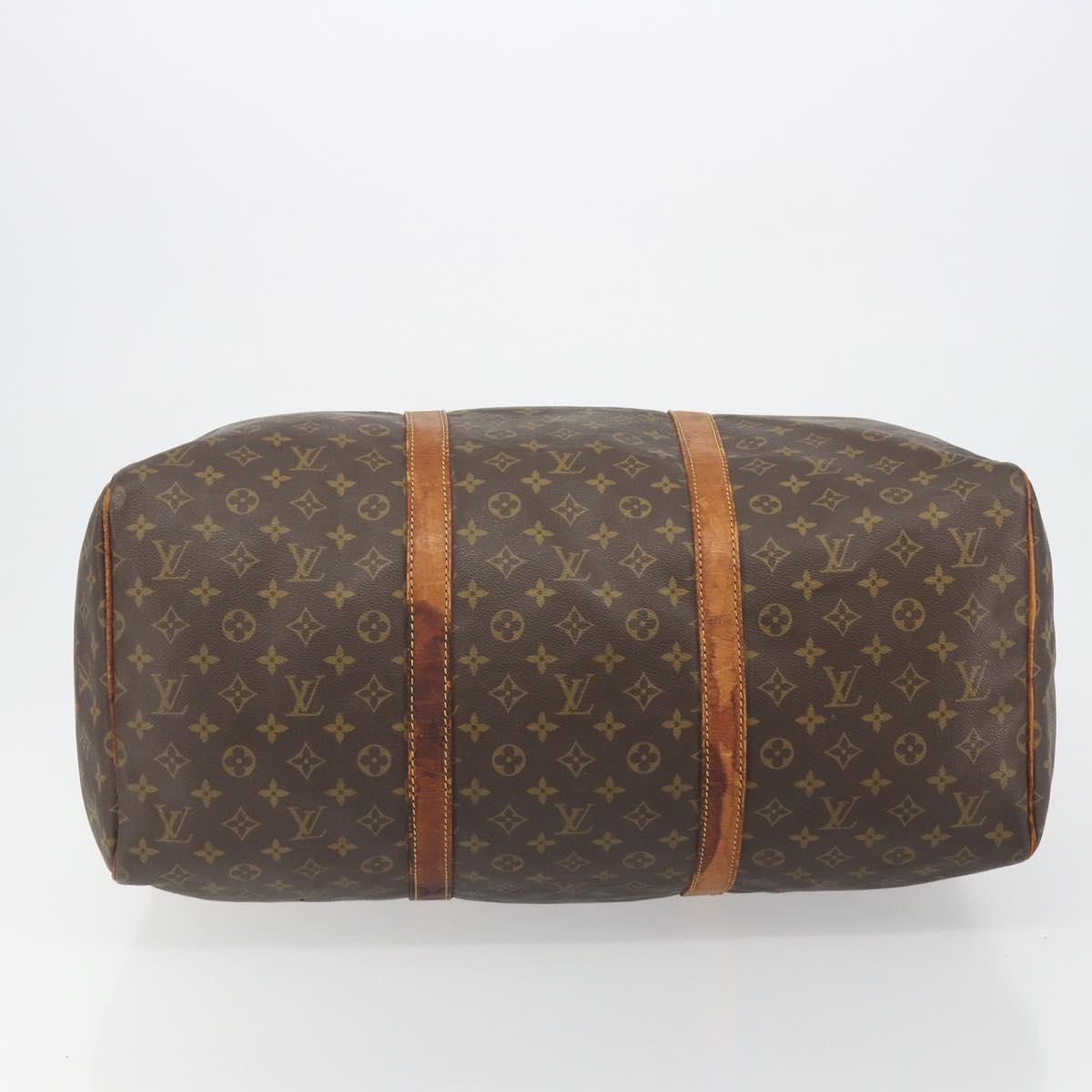 LOUIS VUITTON Monogram Sac Souple 55 Boston Bag M41622 LV Auth 191055