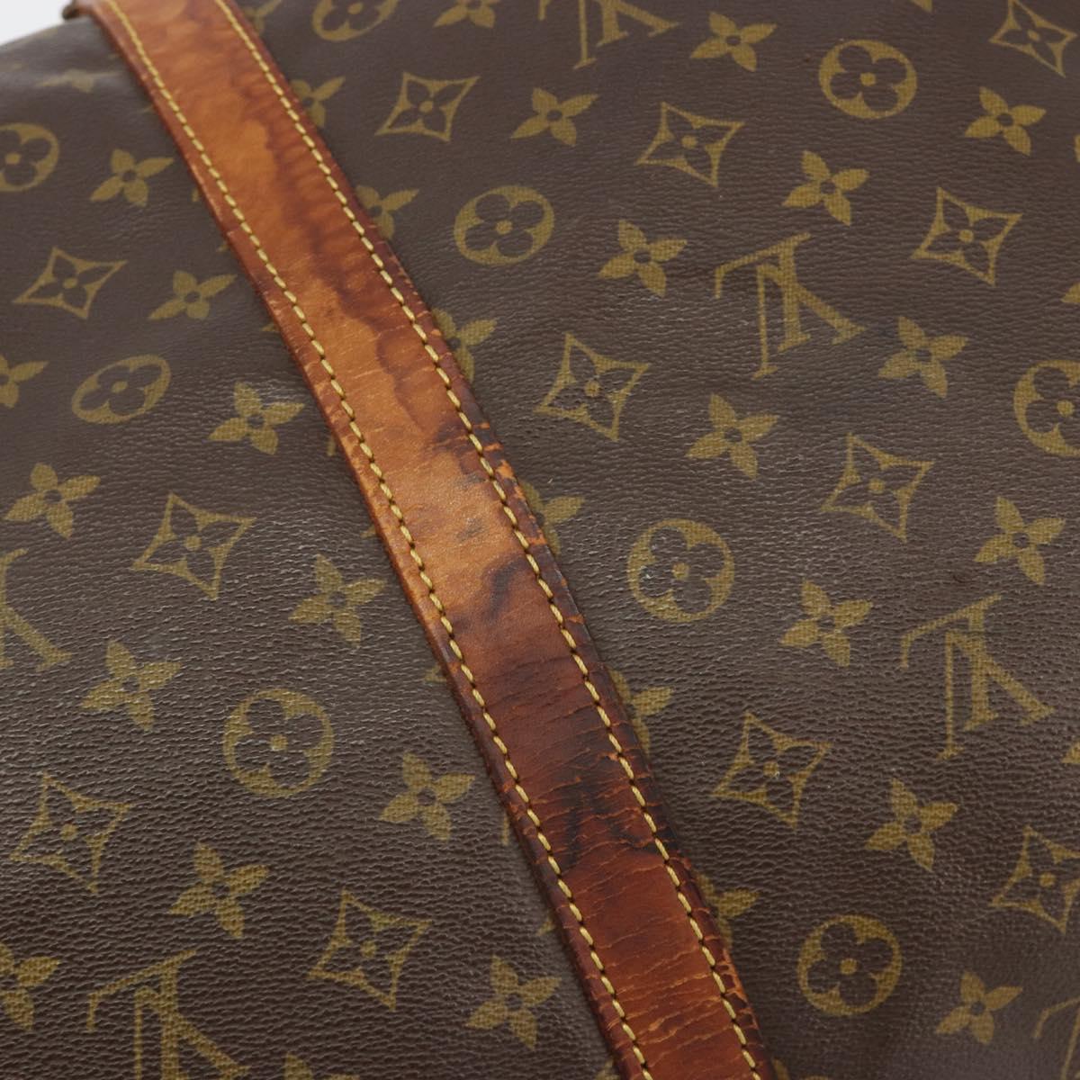 LOUIS VUITTON Monogram Sac Souple 55 Boston Bag M41622 LV Auth 191055