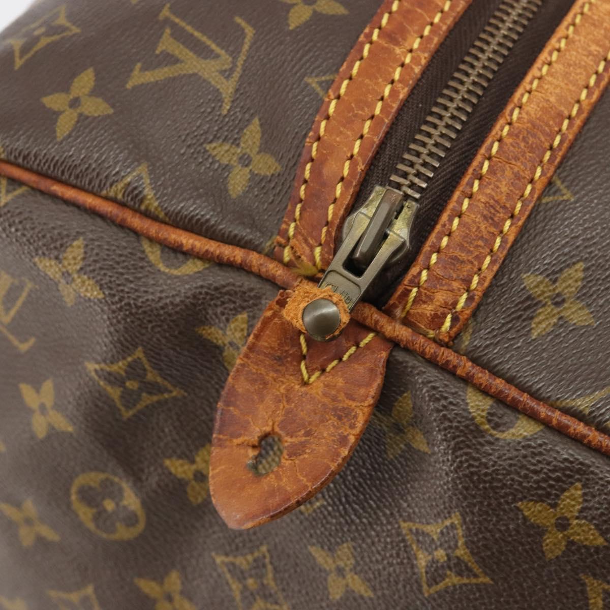 LOUIS VUITTON Monogram Sac Souple 55 Boston Bag M41622 LV Auth 191055