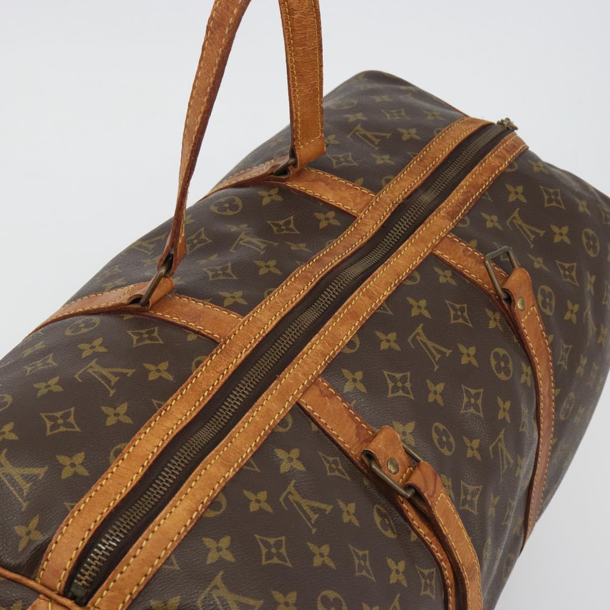 LOUIS VUITTON Monogram Sac Souple 55 Boston Bag M41622 LV Auth 191055