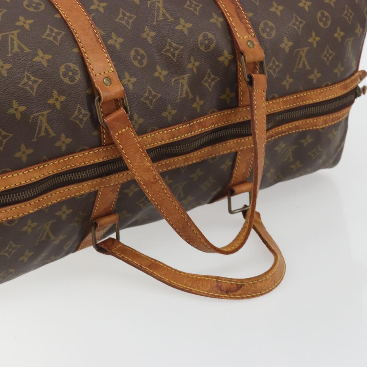 LOUIS VUITTON Monogram Sac Souple 55 Boston Bag M41622 LV Auth 191055