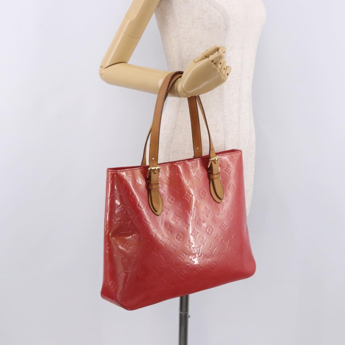 LOUIS VUITTON Vernis Brentwood Shoulder Bag Fran Boise M9151F LV Auth 191062