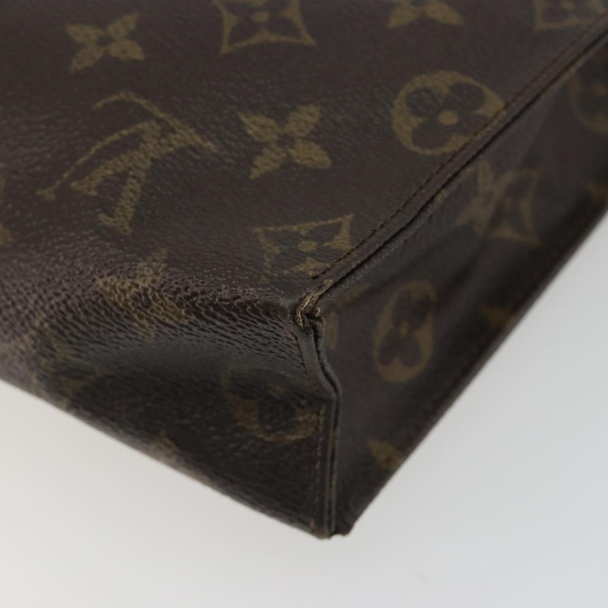 LOUIS VUITTON Monogram Poche Toilette 26 Pouch M47542 LV Auth 191065