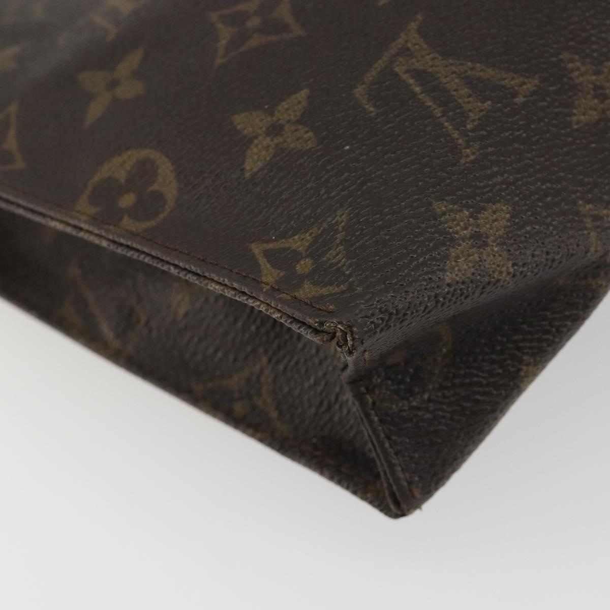 LOUIS VUITTON Monogram Poche Toilette 26 Pouch M47542 LV Auth 191065