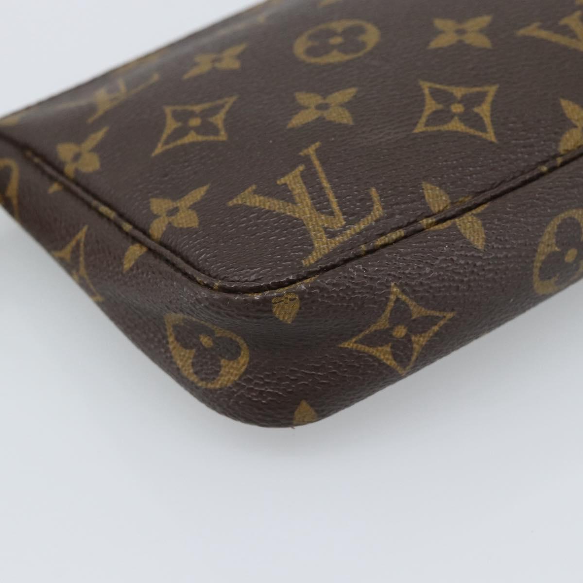 LOUIS VUITTON Monogram Pochette Accessoires Pouch M51980 LV Auth 191067