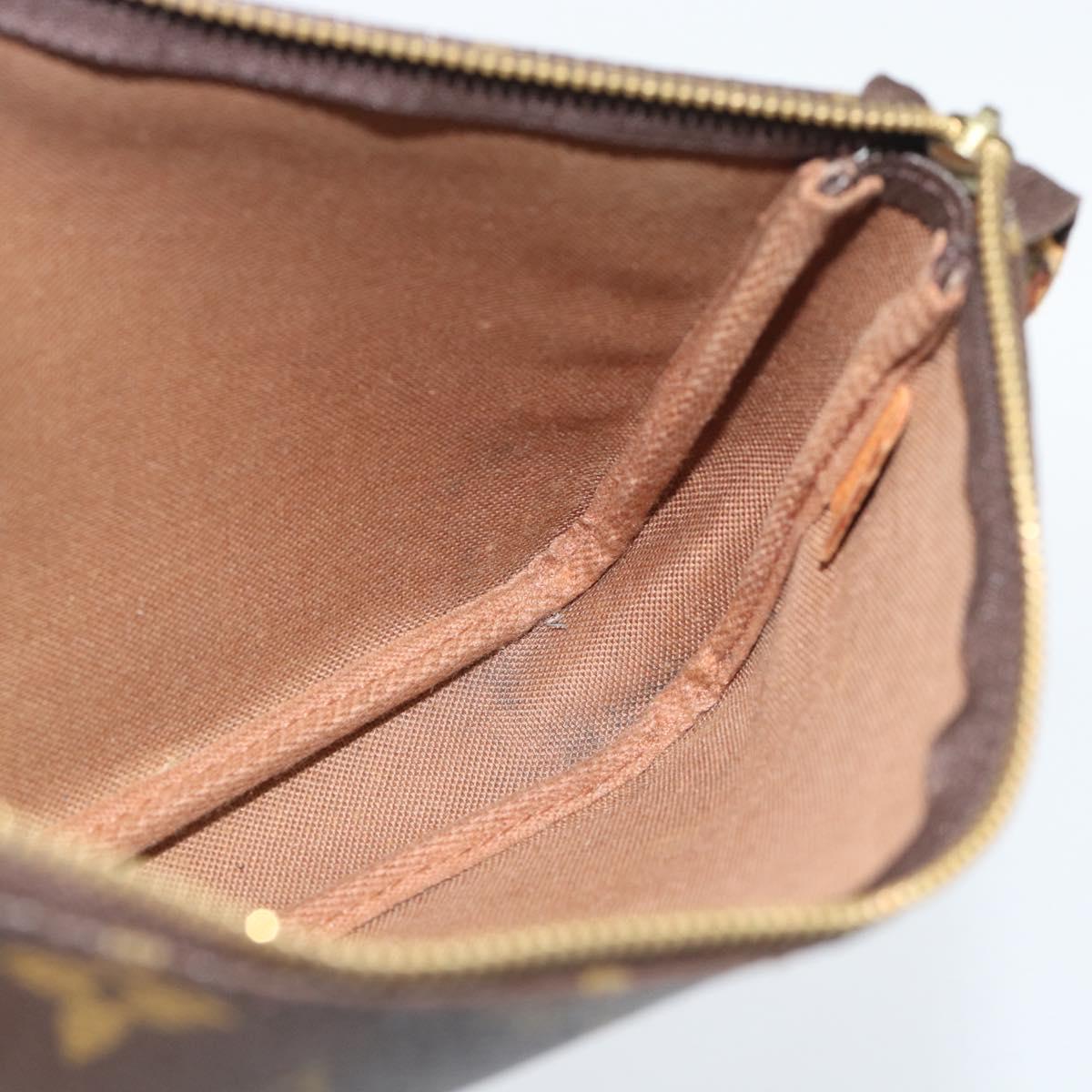 LOUIS VUITTON Monogram Pochette Accessoires Pouch M51980 LV Auth 191067