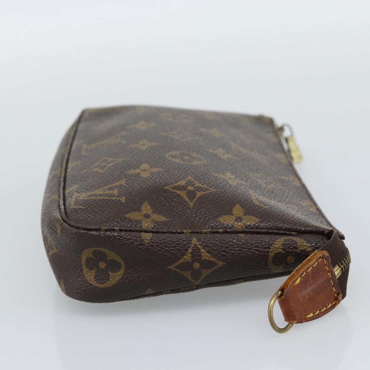 LOUIS VUITTON Monogram Pochette Accessoires Pouch M51980 LV Auth 191067