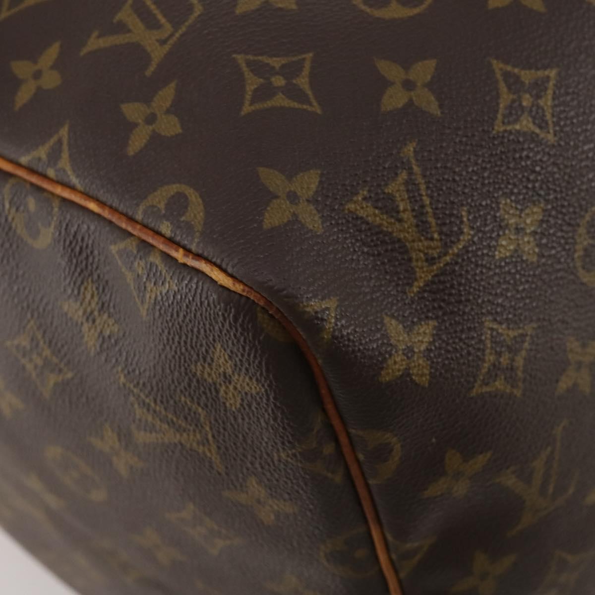 LOUIS VUITTON Monogram Keepall 55 Boston Bag M41424 LV Auth 191086