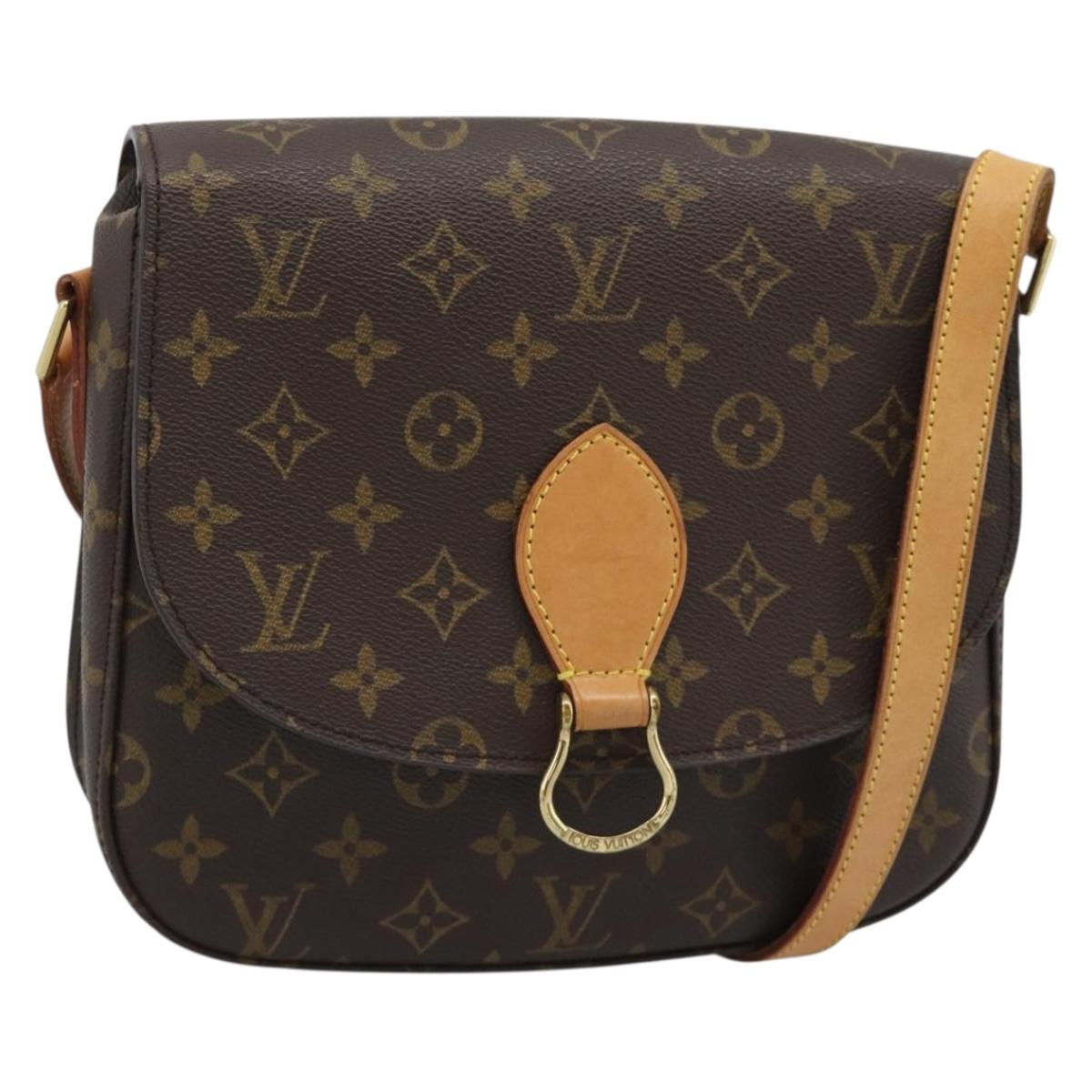 LOUIS VUITTON Monogram Saint Cloud GM Shoulder Bag M51242 LV Auth 191129V