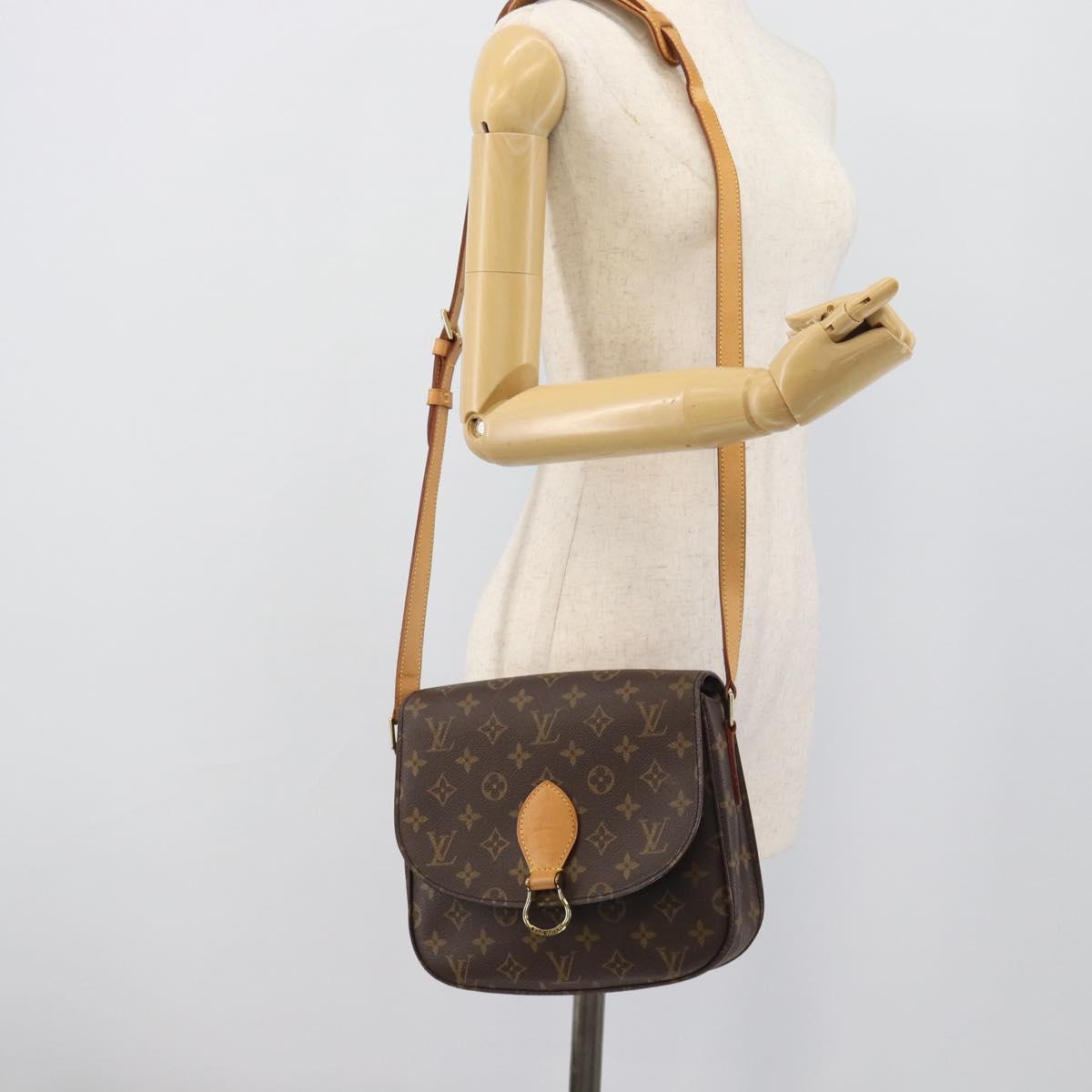 LOUIS VUITTON Monogram Saint Cloud GM Shoulder Bag M51242 LV Auth 191129V