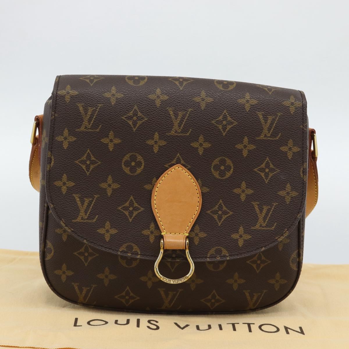 LOUIS VUITTON Monogram Saint Cloud GM Shoulder Bag M51242 LV Auth 191129V