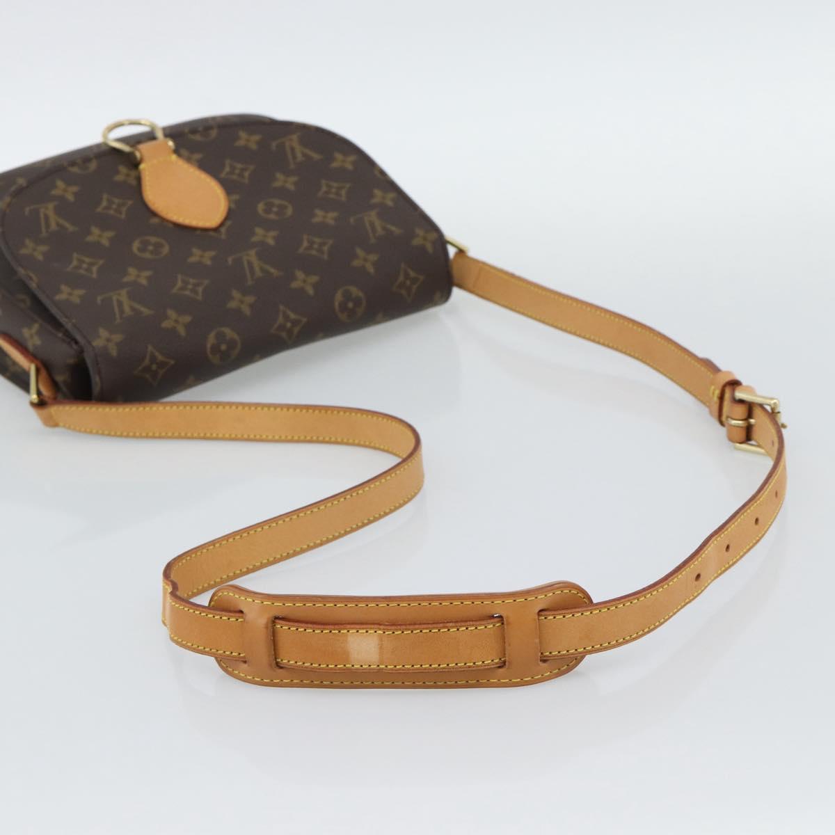 LOUIS VUITTON Monogram Saint Cloud GM Shoulder Bag M51242 LV Auth 191129V