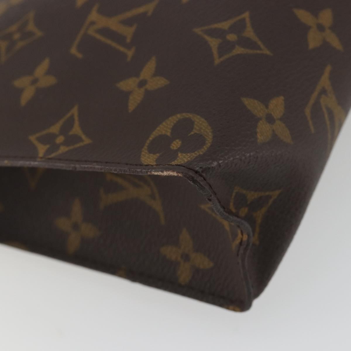 LOUIS VUITTON Monogram Poche Toilette 26 Pouch M47542 LV Auth 191134