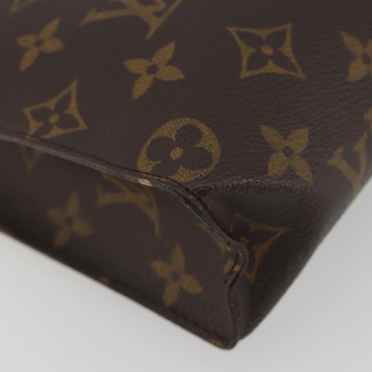 LOUIS VUITTON Monogram Poche Toilette 26 Pouch M47542 LV Auth 191134