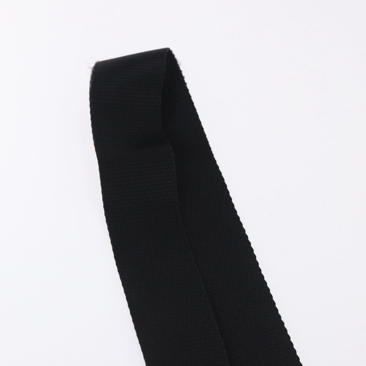 PRADA Shoulder Strap Canvas 33.9""-51.2"" Black Auth 191137