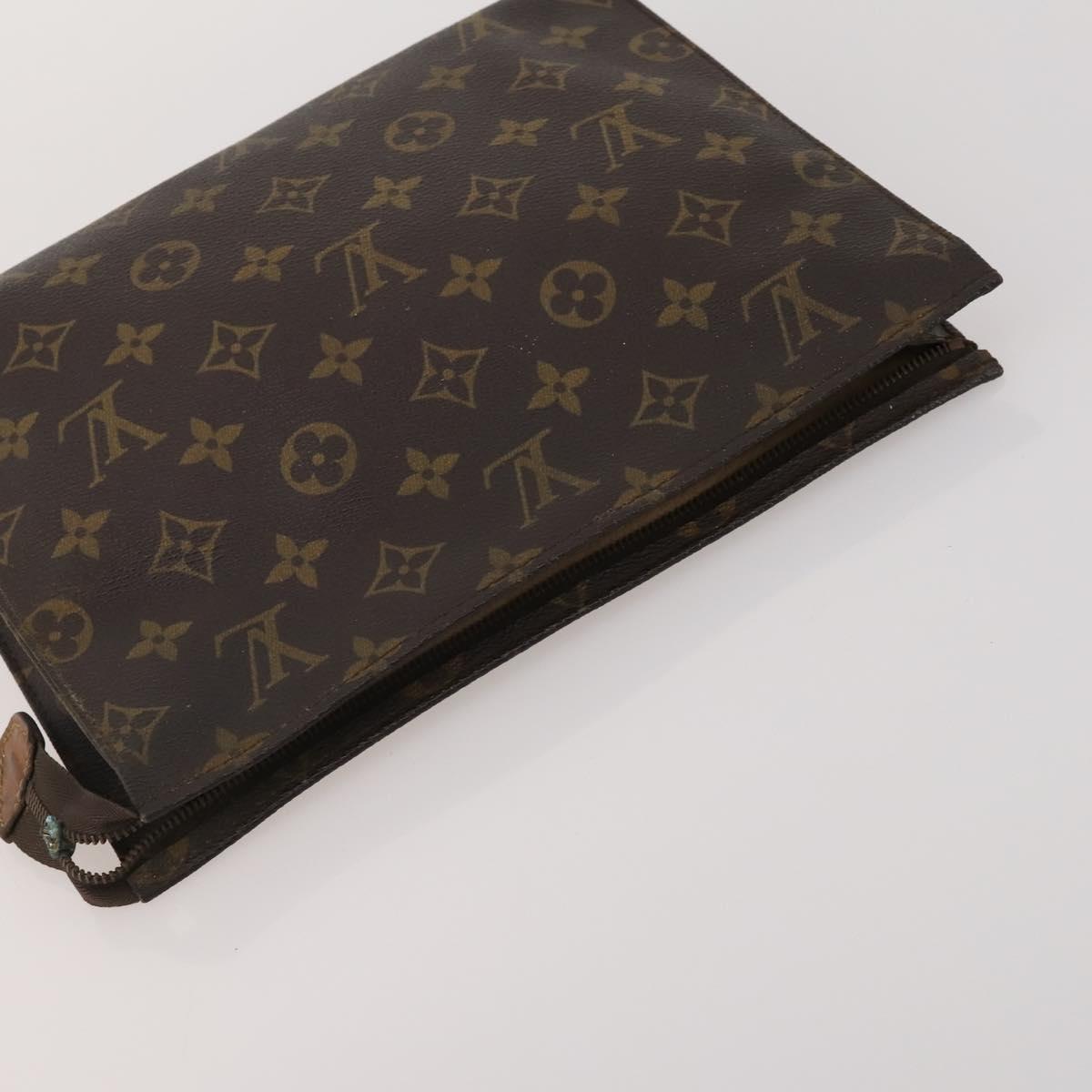 LOUIS VUITTON Monogram Clutch Bag 3 Set LV Auth 191146