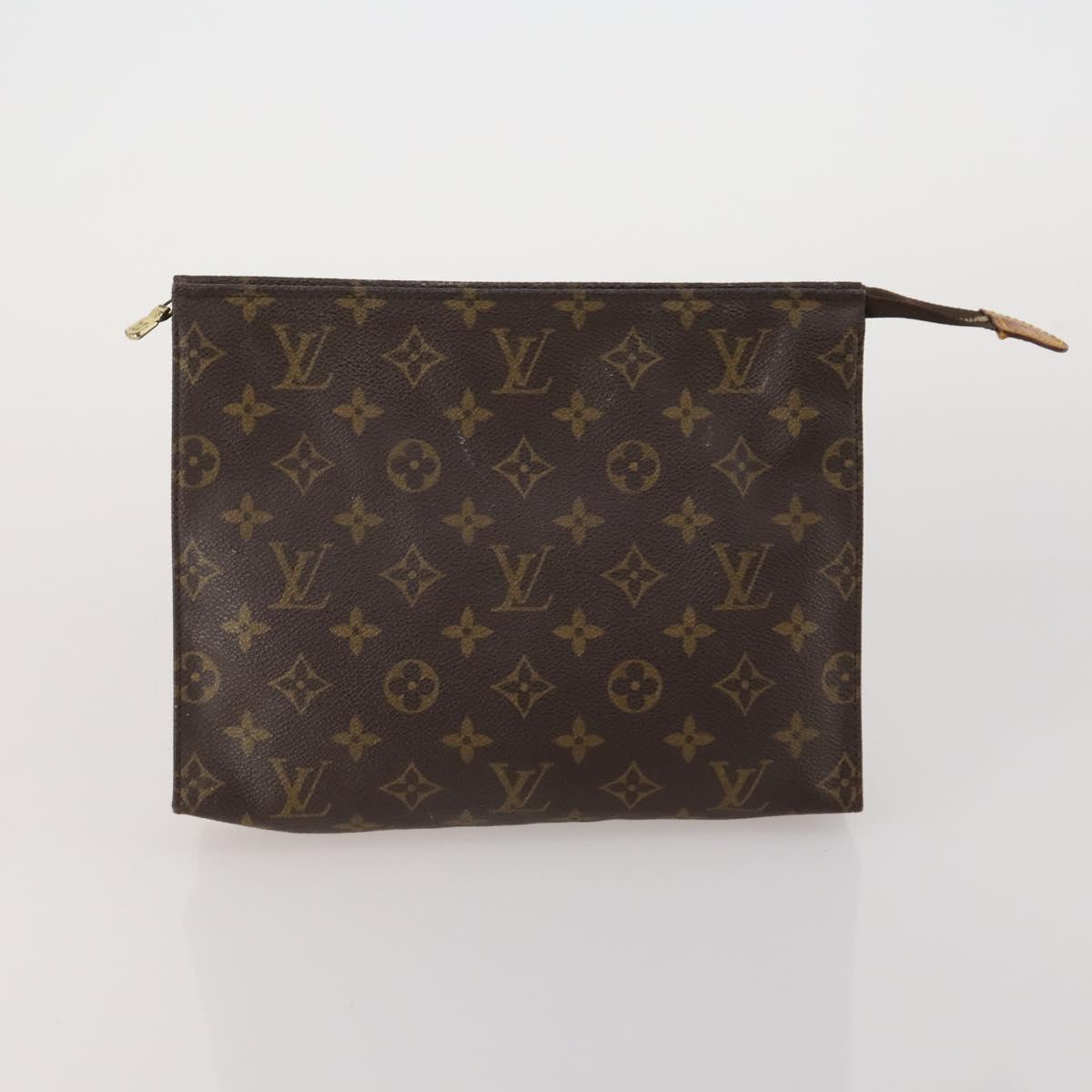 LOUIS VUITTON Monogram Clutch Bag 3 Set LV Auth 191146