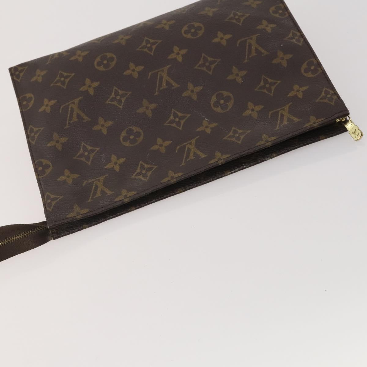 LOUIS VUITTON Monogram Clutch Bag 3 Set LV Auth 191146