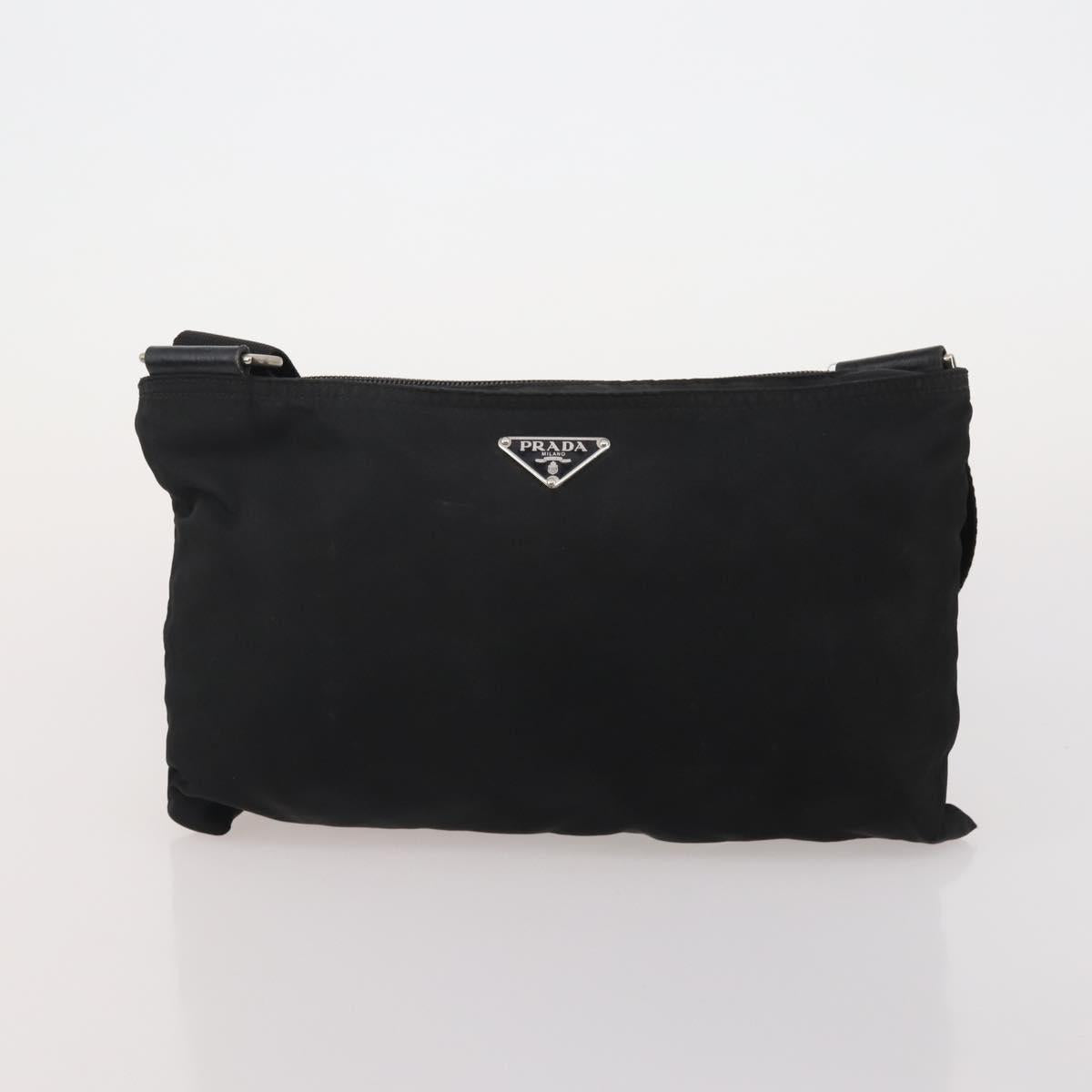 PRADA Shoulder Bag Nylon 4 Set Red Black Auth 191150