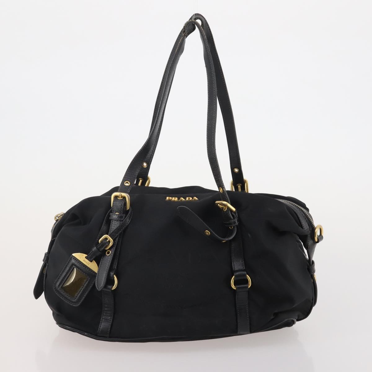 PRADA Shoulder Bag Nylon 4 Set Red Black Auth 191150