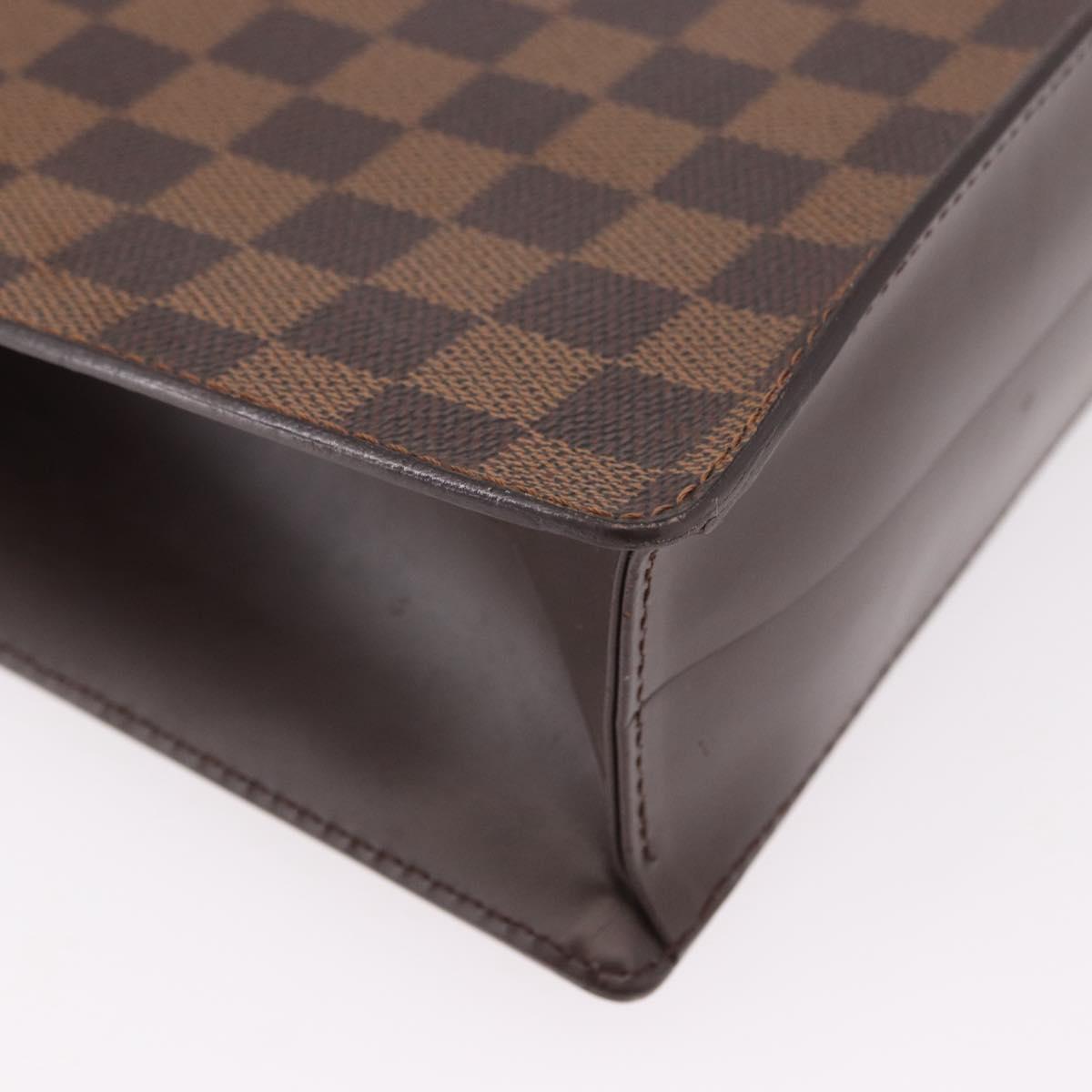 LOUIS VUITTON Damier Ebene Monceau 28 Hand Bag SPO 2way N48088 LV Auth 191252A