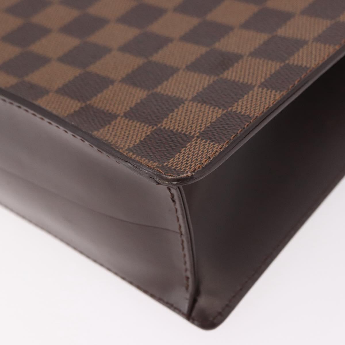 LOUIS VUITTON Damier Ebene Monceau 28 Hand Bag SPO 2way N48088 LV Auth 191252A