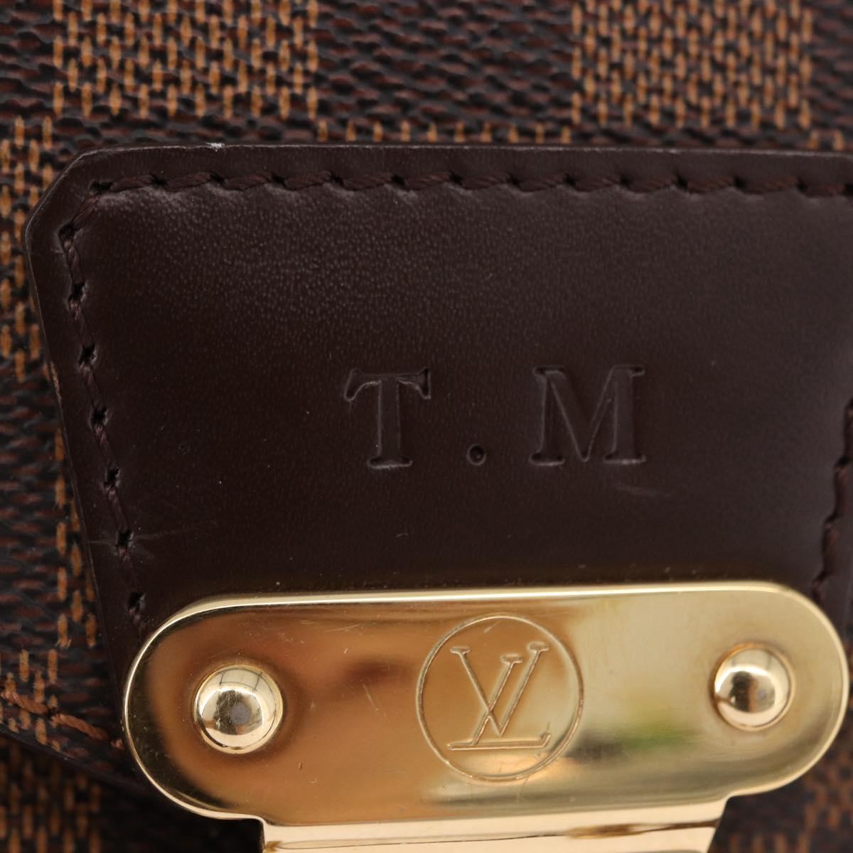 LOUIS VUITTON Damier Ebene Monceau 28 Hand Bag SPO 2way N48088 LV Auth 191252A