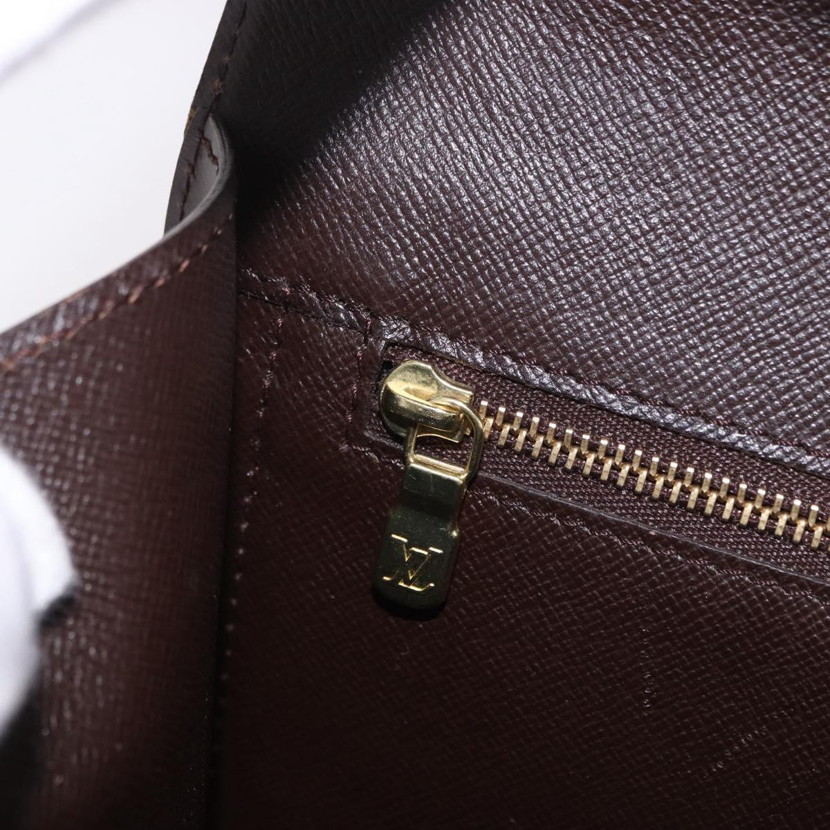 LOUIS VUITTON Damier Ebene Monceau 28 Hand Bag SPO 2way N48088 LV Auth 191252A