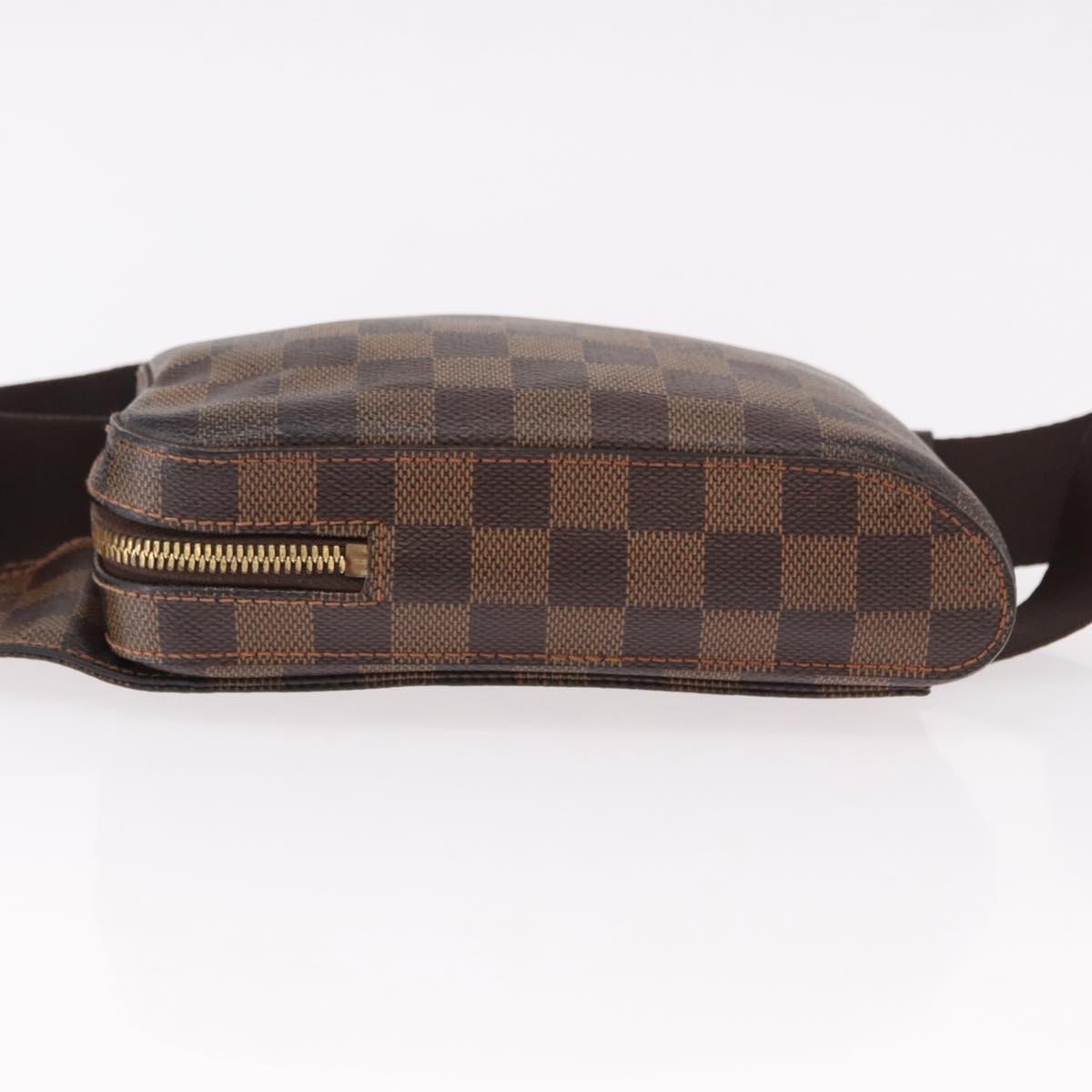 LOUIS VUITTON Damier Ebene Geronimos Shoulder Bag N51994 LV Auth 191255