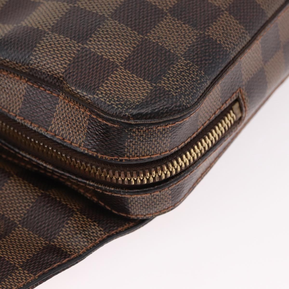 LOUIS VUITTON Damier Ebene Geronimos Shoulder Bag N51994 LV Auth 191255