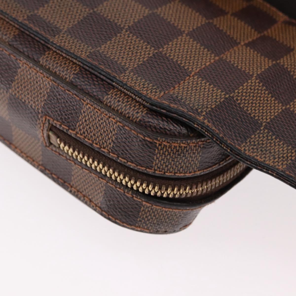 LOUIS VUITTON Damier Ebene Geronimos Shoulder Bag N51994 LV Auth 191255